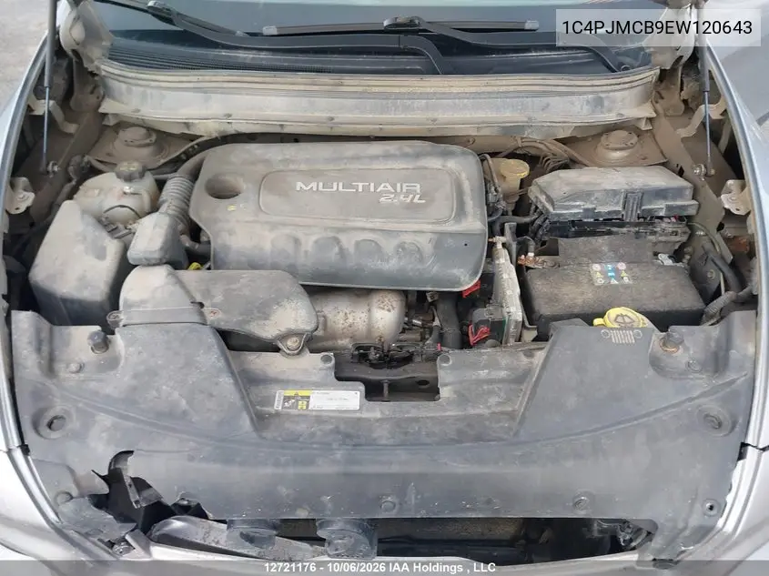 2014 JEEP CHEROKEE VIN 1C4PJMCB9EW120643 — фото 10