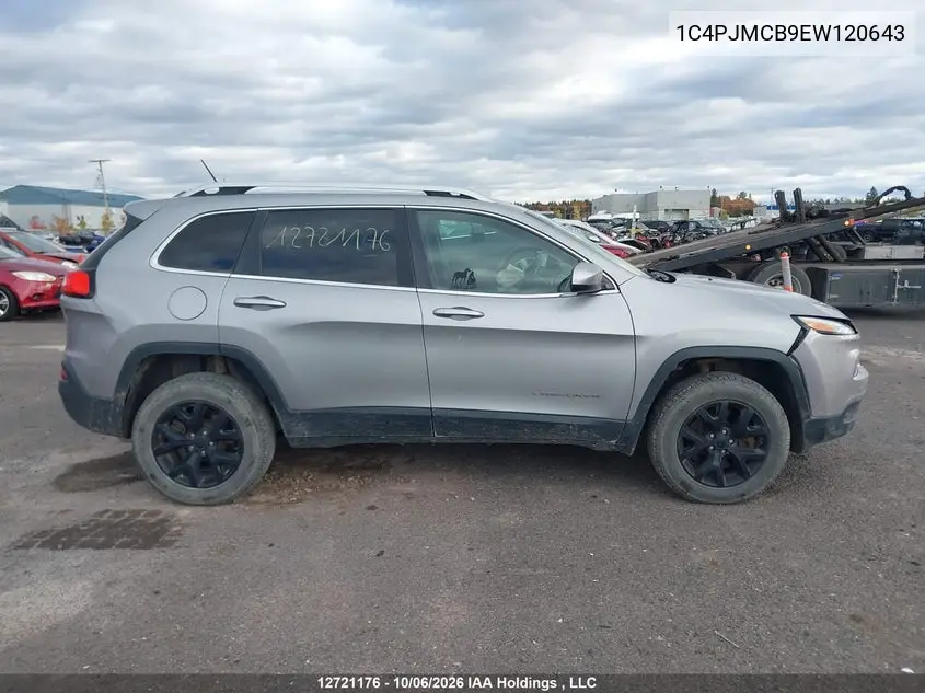 2014 JEEP CHEROKEE VIN 1C4PJMCB9EW120643 — фото 13