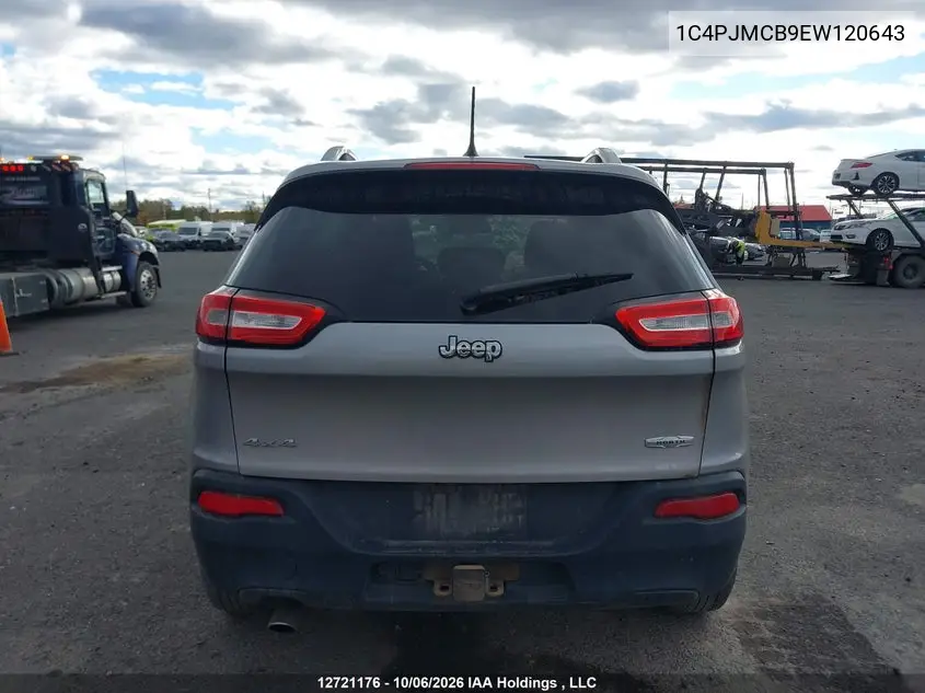 2014 JEEP CHEROKEE VIN 1C4PJMCB9EW120643 — фото 16