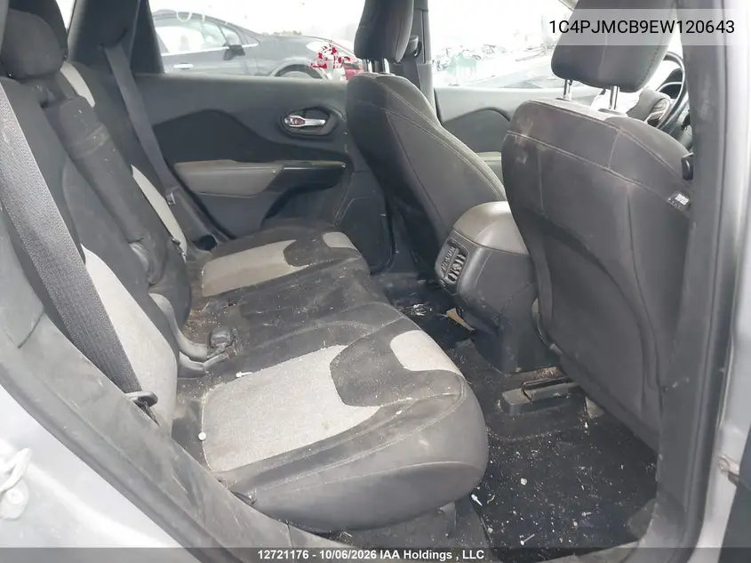 2014 JEEP CHEROKEE VIN 1C4PJMCB9EW120643 — фото 8