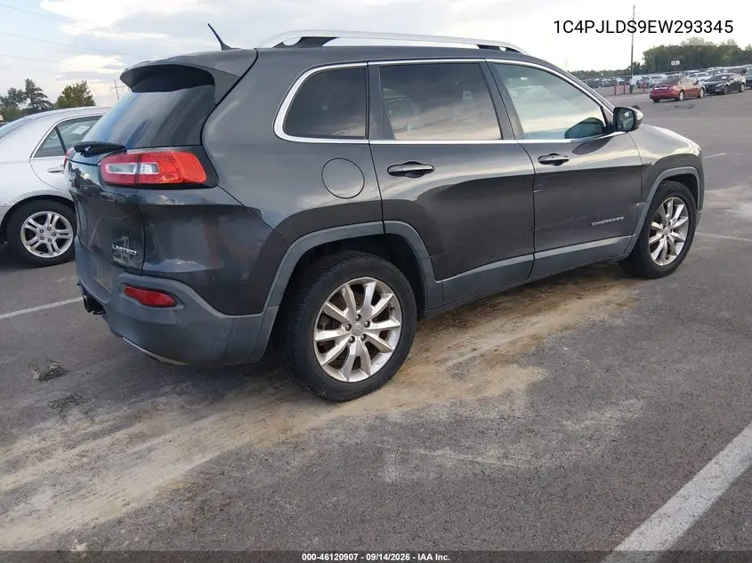 2014 JEEP CHEROKEE VIN 1C4PJLDS9EW293345 — фото 4