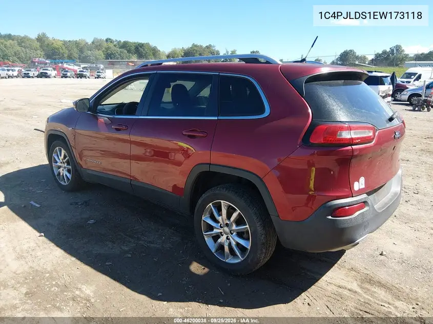 2014 JEEP CHEROKEE VIN 1C4PJLDS1EW173118 — фото 3