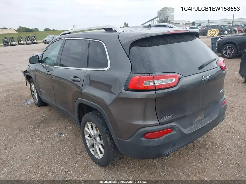 2014 JEEP CHEROKEE VIN 1C4PJLCB1EW158653 — фото 3