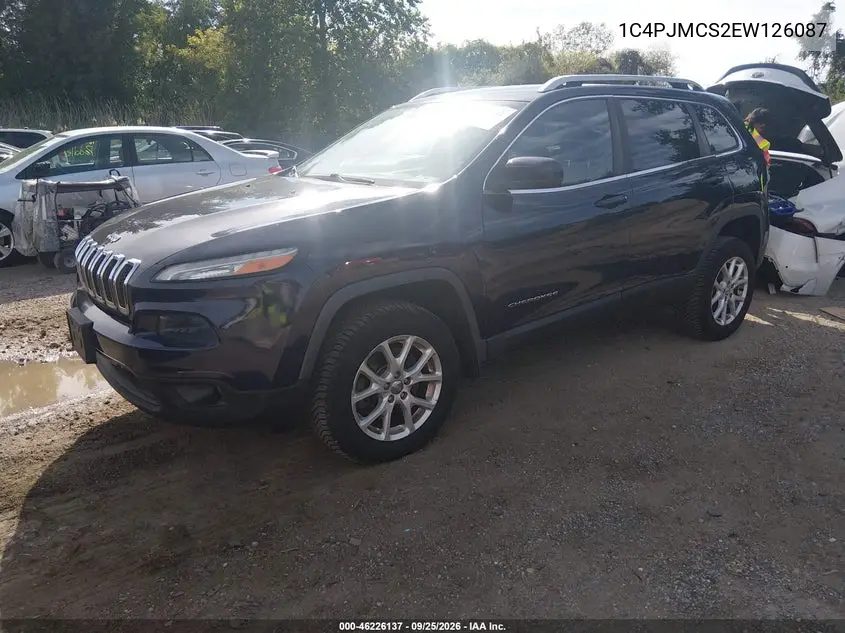2014 JEEP CHEROKEE VIN 1C4PJMCS2EW126087 — фото 2