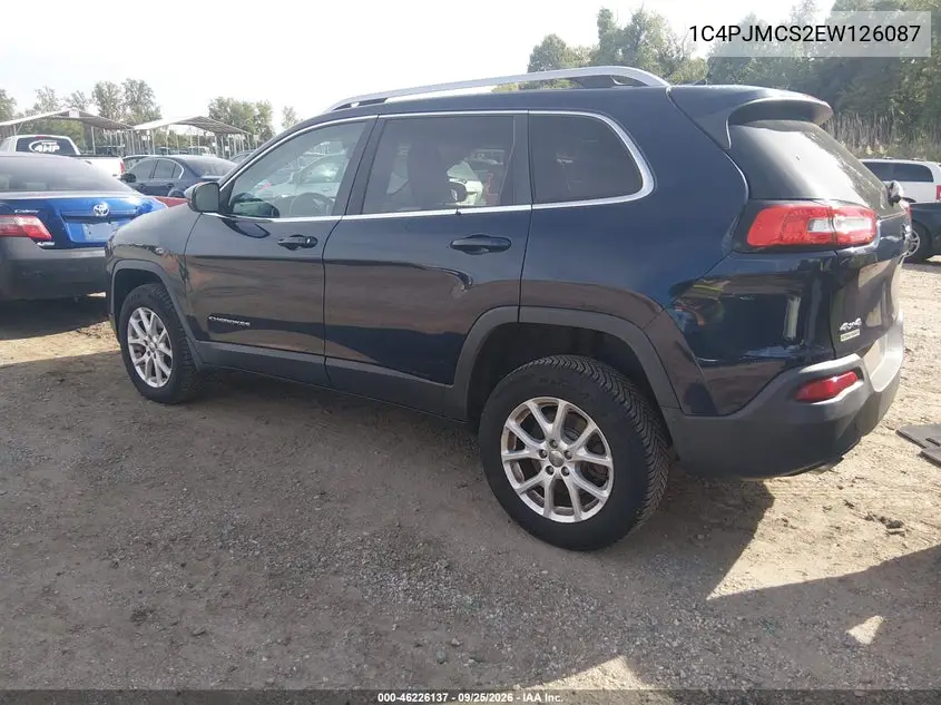 2014 JEEP CHEROKEE VIN 1C4PJMCS2EW126087 — фото 3