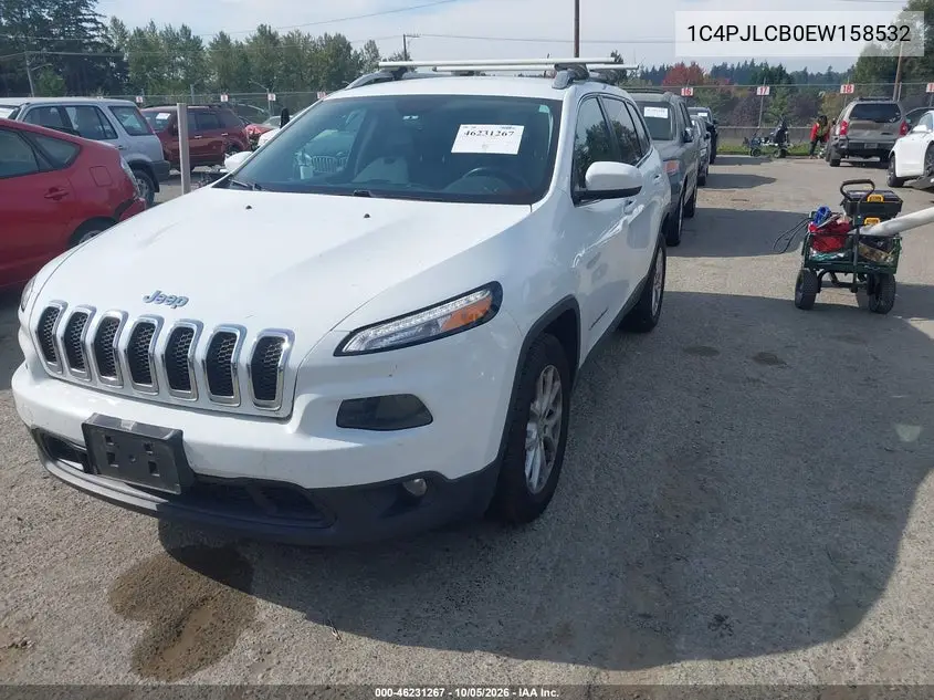 2014 JEEP CHEROKEE VIN 1C4PJLCB0EW158532 — фото 2