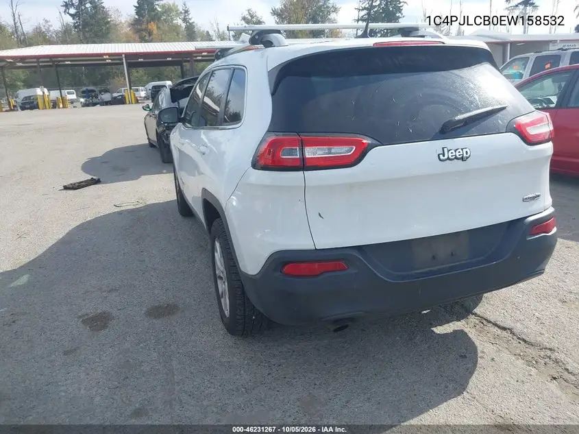 2014 JEEP CHEROKEE VIN 1C4PJLCB0EW158532 — фото 3