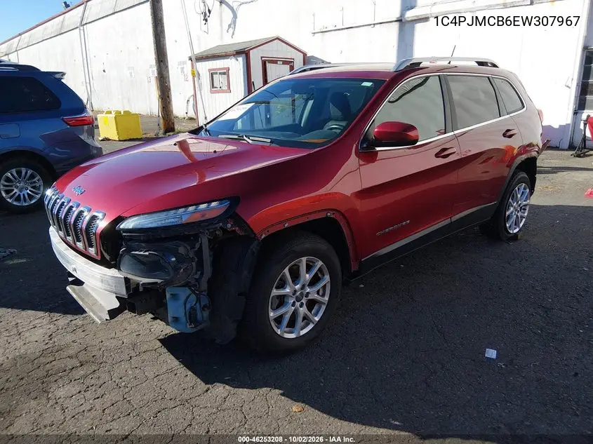 2014 JEEP CHEROKEE VIN 1C4PJMCB6EW307967 — фото 2