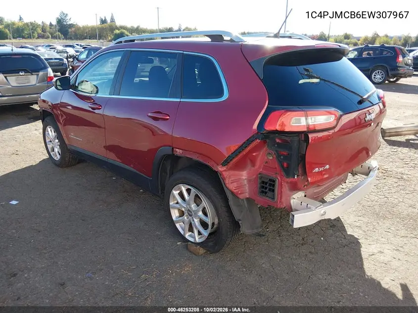 2014 JEEP CHEROKEE VIN 1C4PJMCB6EW307967 — фото 3