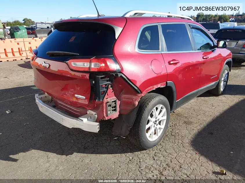2014 JEEP CHEROKEE VIN 1C4PJMCB6EW307967 — фото 4