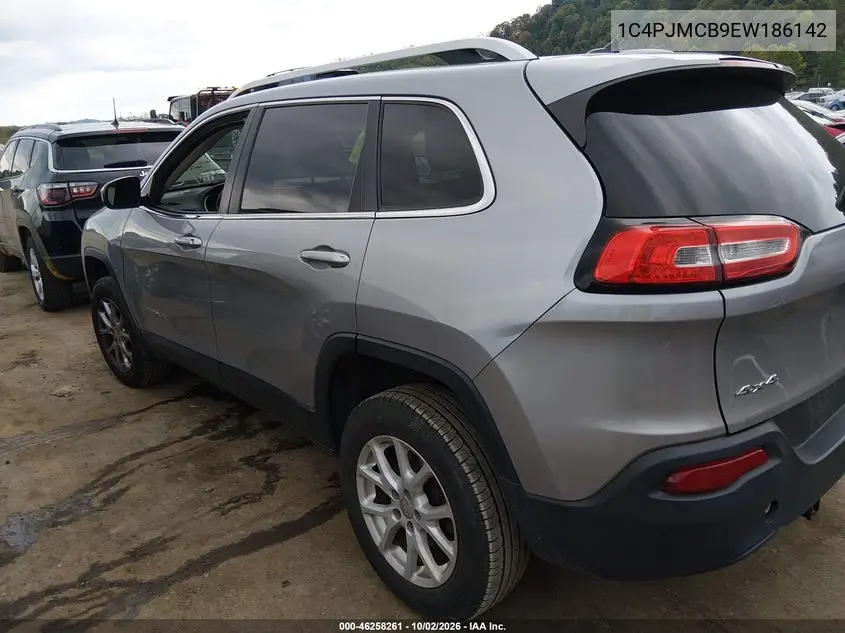 2014 JEEP CHEROKEE VIN 1C4PJMCB9EW186142 — фото 3