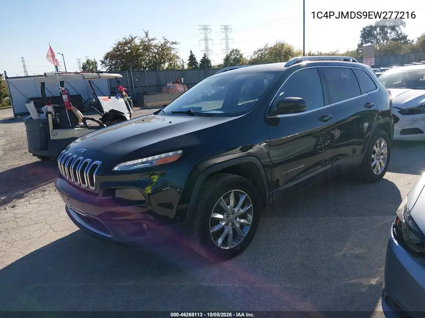 2014 JEEP CHEROKEE VIN 1C4PJMDS9EW277216 — фото 2