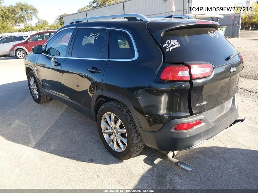 2014 JEEP CHEROKEE VIN 1C4PJMDS9EW277216 — фото 3