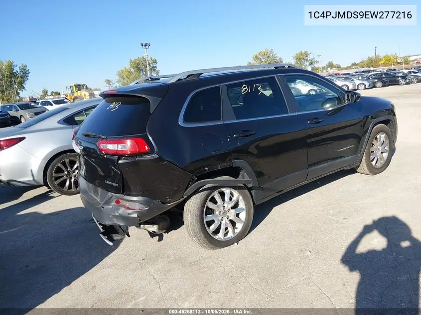 2014 JEEP CHEROKEE VIN 1C4PJMDS9EW277216 — фото 4