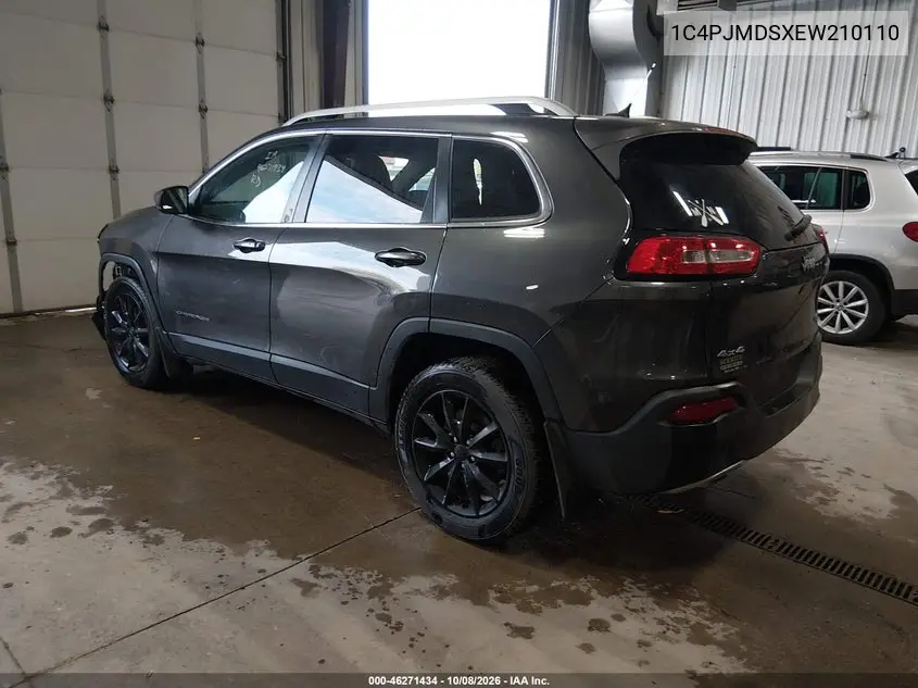 2014 JEEP CHEROKEE VIN 1C4PJMDSXEW210110 — фото 3