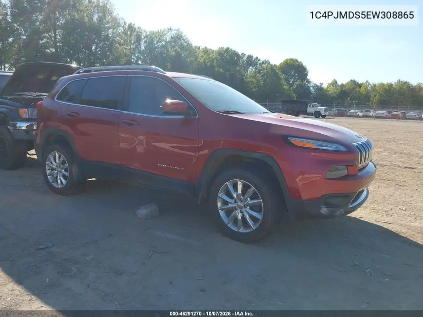 JEEP CHEROKEE 2014, VIN 1C4PJMDS5EW308865