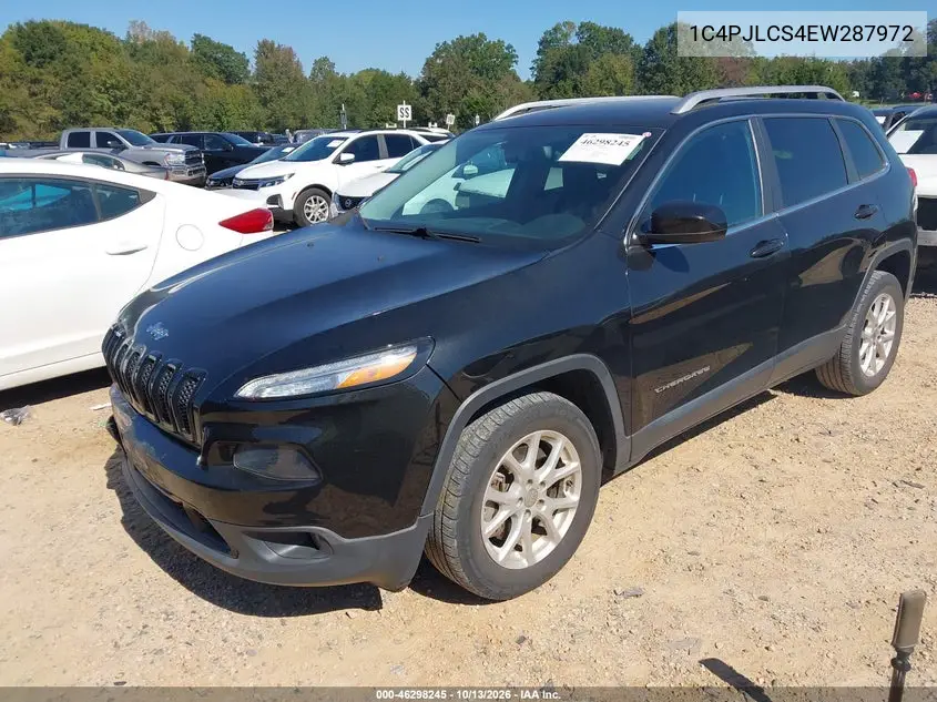 2014 JEEP CHEROKEE VIN 1C4PJLCS4EW287972 — фото 2