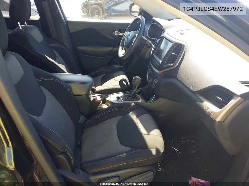 2014 JEEP CHEROKEE VIN 1C4PJLCS4EW287972 — фото 5