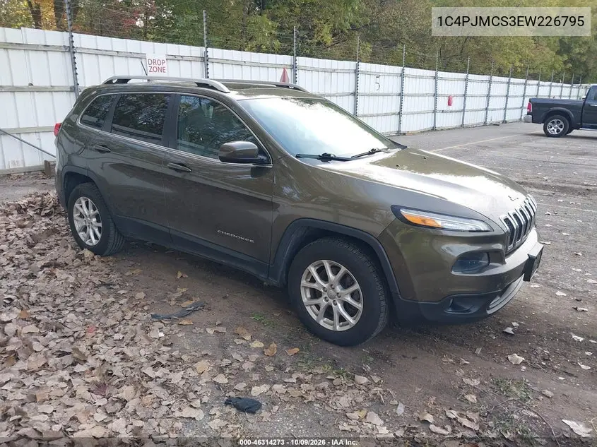 JEEP CHEROKEE 2014, VIN 1C4PJMCS3EW226795