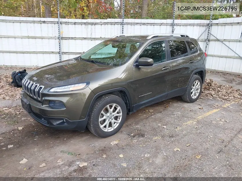 2014 JEEP CHEROKEE VIN 1C4PJMCS3EW226795 — фото 2