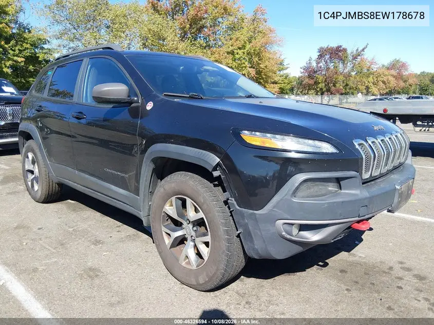 JEEP CHEROKEE 2014, VIN 1C4PJMBS8EW178678