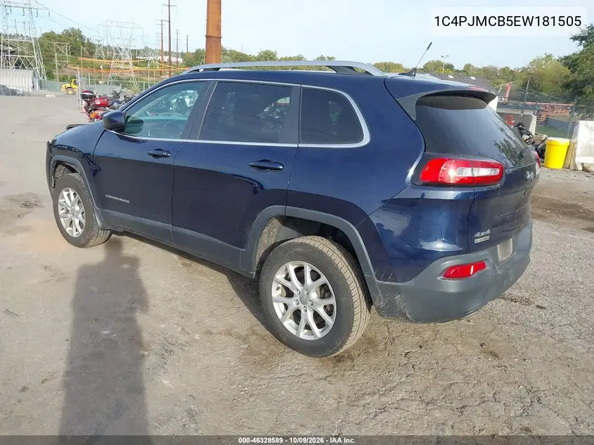 2014 JEEP CHEROKEE VIN 1C4PJMCB5EW181505 — фото 3