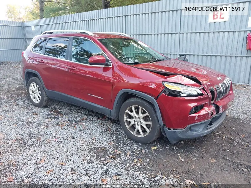 JEEP CHEROKEE 2014, VIN 1C4PJLCS8EW116917
