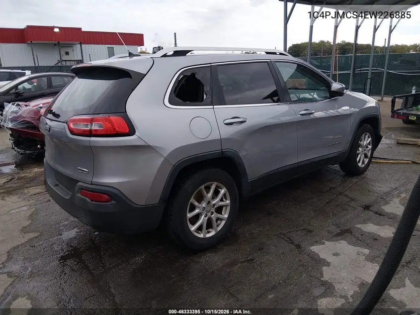 2014 JEEP CHEROKEE VIN 1C4PJMCS4EW226885 — фото 4