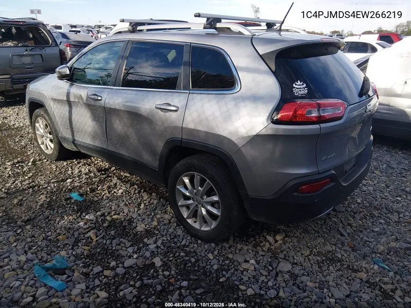 2014 JEEP CHEROKEE VIN 1C4PJMDS4EW266219 — фото 3