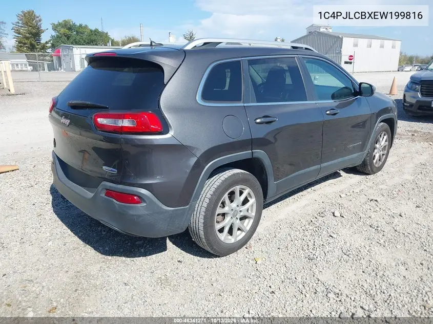 2014 JEEP CHEROKEE VIN 1C4PJLCBXEW199816 — фото 4