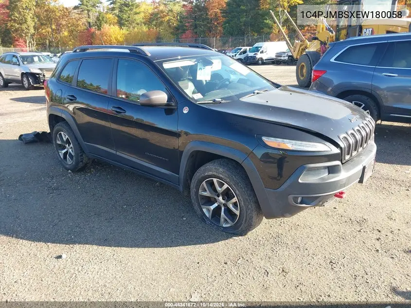 JEEP CHEROKEE 2014, VIN 1C4PJMBSXEW180058