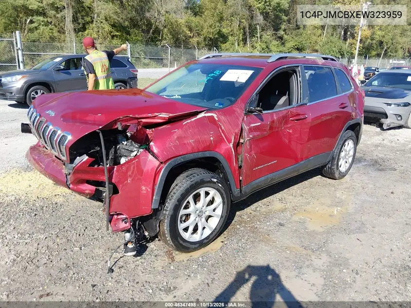 2014 JEEP CHEROKEE VIN 1C4PJMCBXEW323959 — фото 2