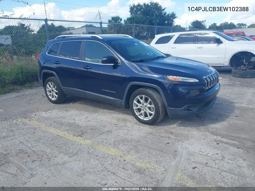 JEEP CHEROKEE 2014, VIN 1C4PJLCB3EW102388