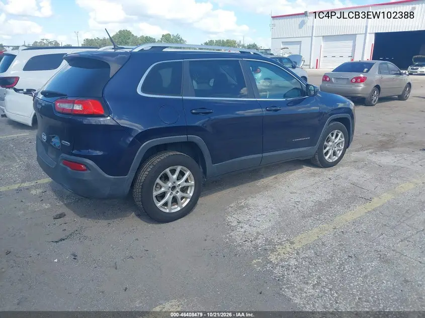 2014 JEEP CHEROKEE VIN 1C4PJLCB3EW102388 — фото 4