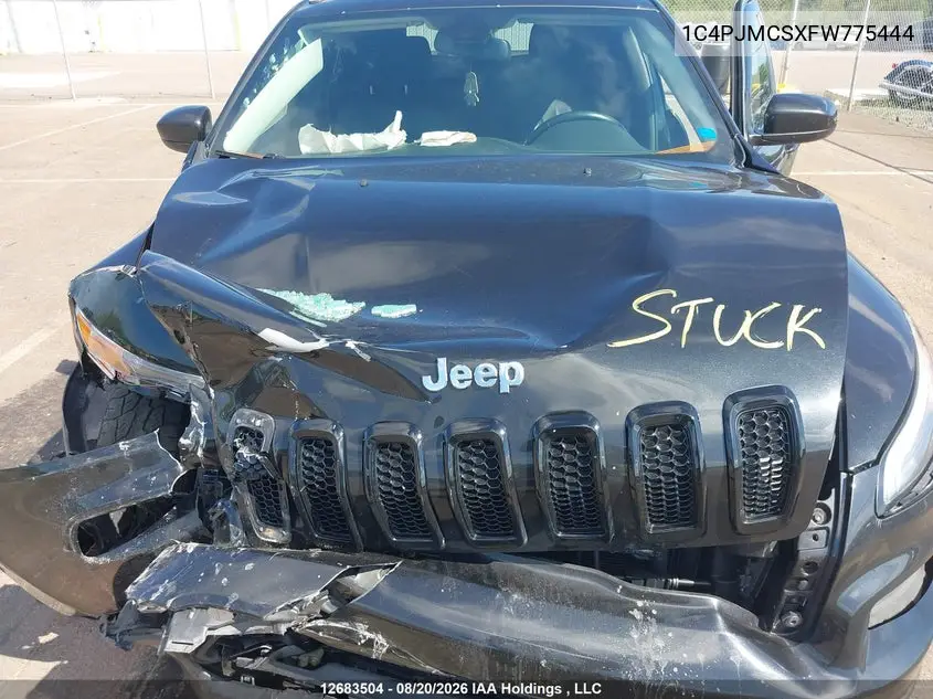 2015 JEEP CHEROKEE VIN 1C4PJMCSXFW775444 — фото 10