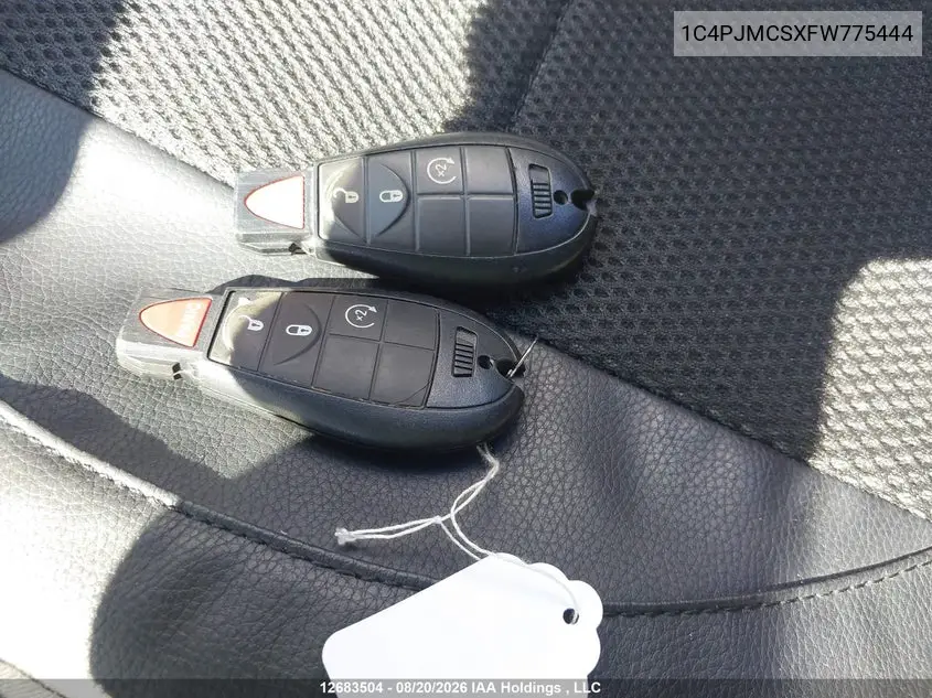 2015 JEEP CHEROKEE VIN 1C4PJMCSXFW775444 — фото 11