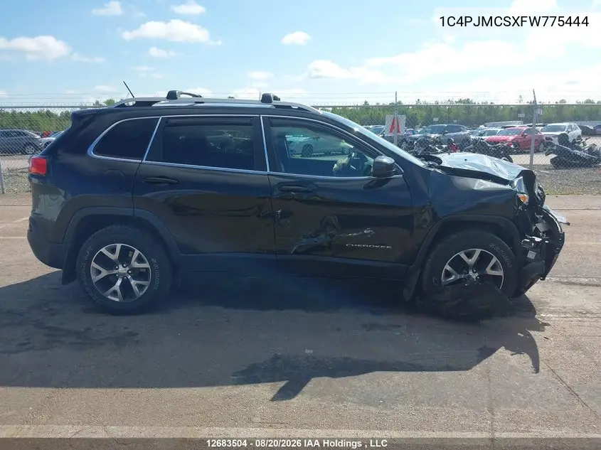 2015 JEEP CHEROKEE VIN 1C4PJMCSXFW775444 — фото 13