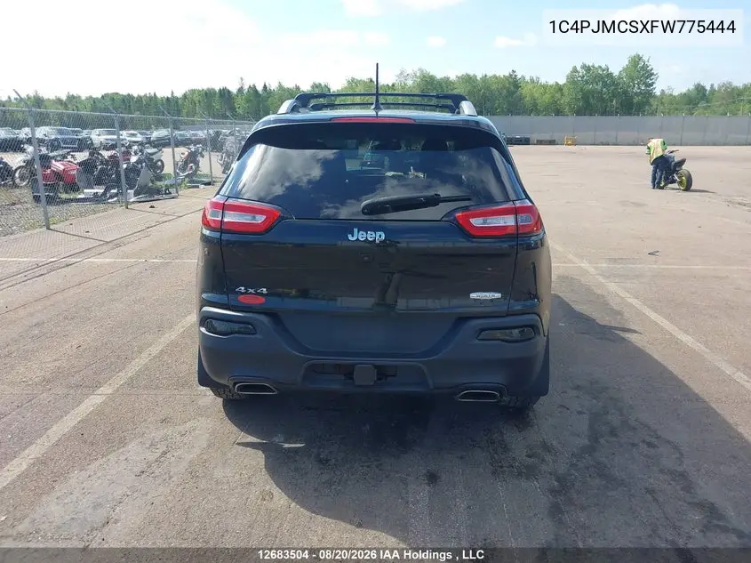 2015 JEEP CHEROKEE VIN 1C4PJMCSXFW775444 — фото 16