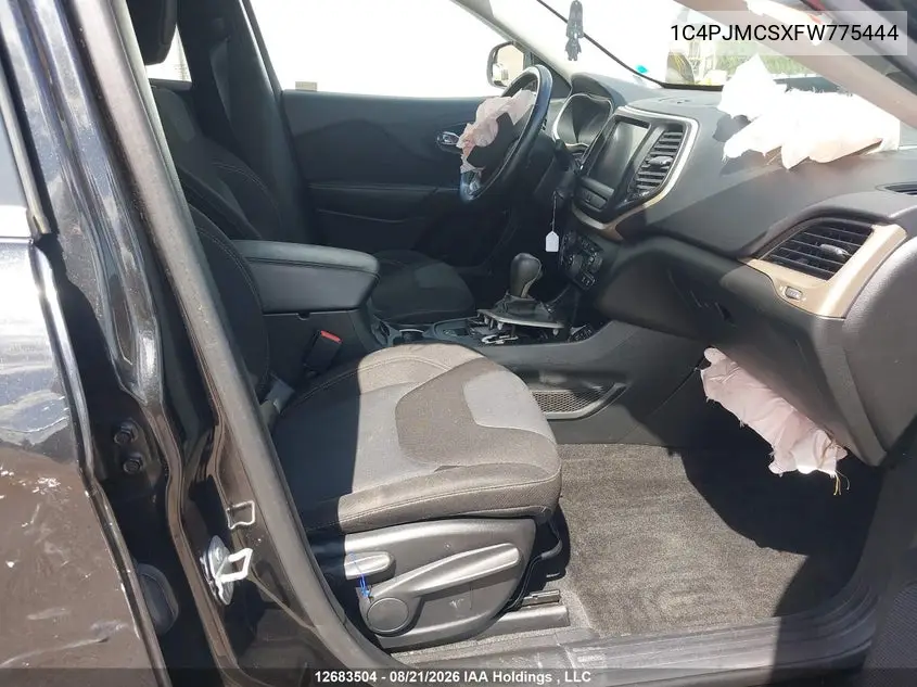 2015 JEEP CHEROKEE VIN 1C4PJMCSXFW775444 — фото 5