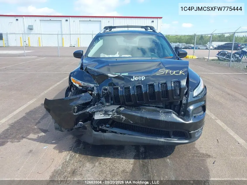 2015 JEEP CHEROKEE VIN 1C4PJMCSXFW775444 — фото 6