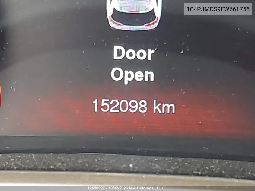 2015 JEEP CHEROKEE VIN 1C4PJMDS9FW661756 — фото 15
