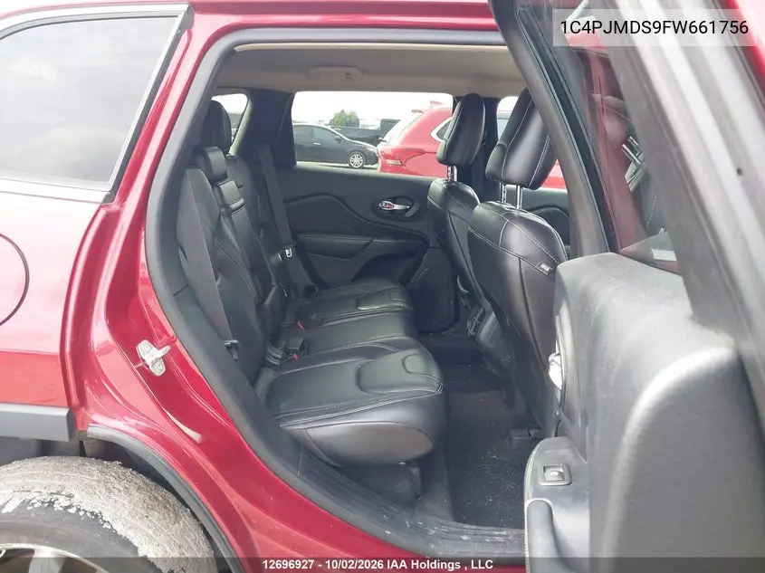 2015 JEEP CHEROKEE VIN 1C4PJMDS9FW661756 — фото 8