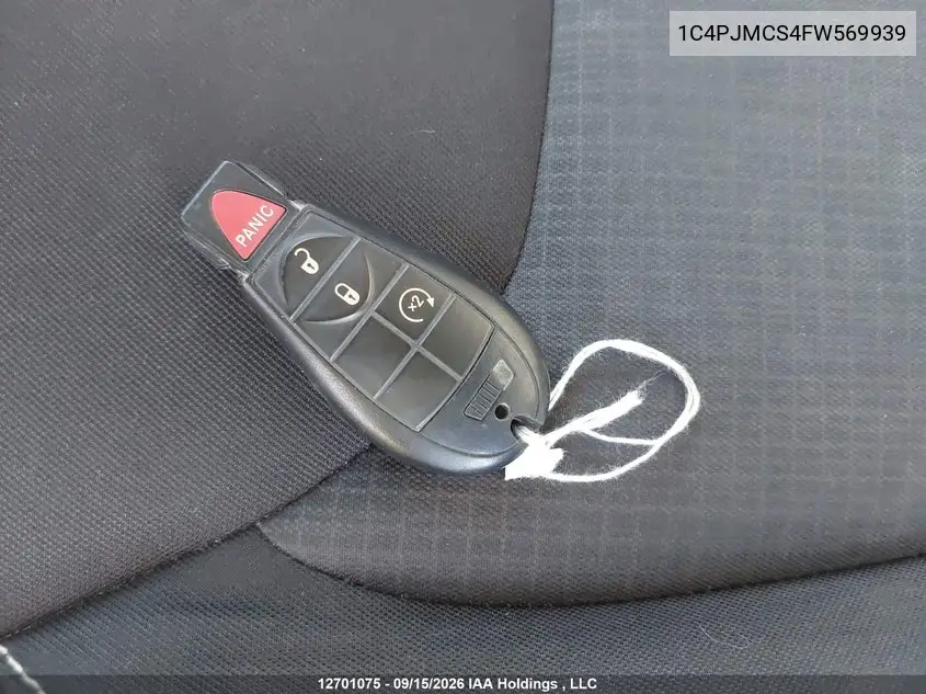 2015 JEEP CHEROKEE VIN 1C4PJMCS4FW569939 — фото 10