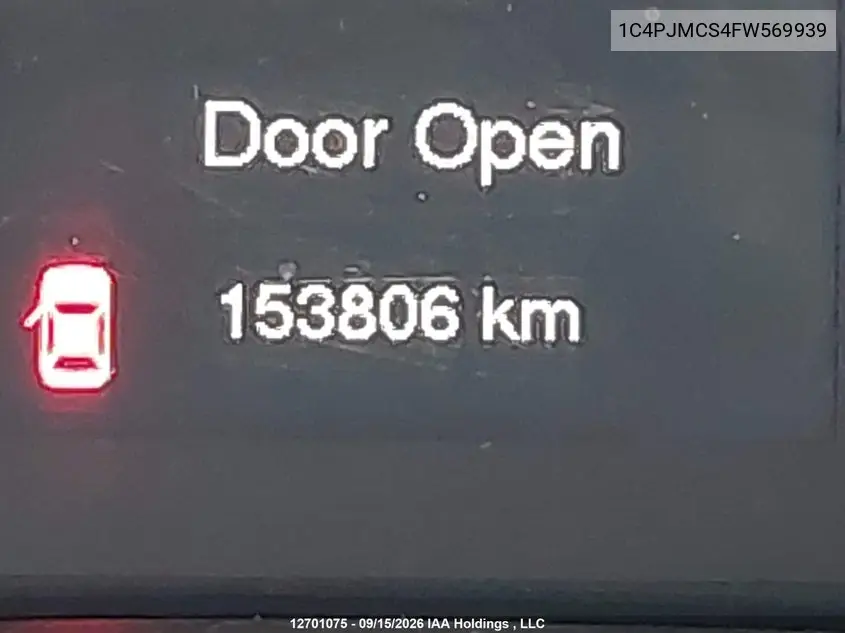 2015 JEEP CHEROKEE VIN 1C4PJMCS4FW569939 — фото 15