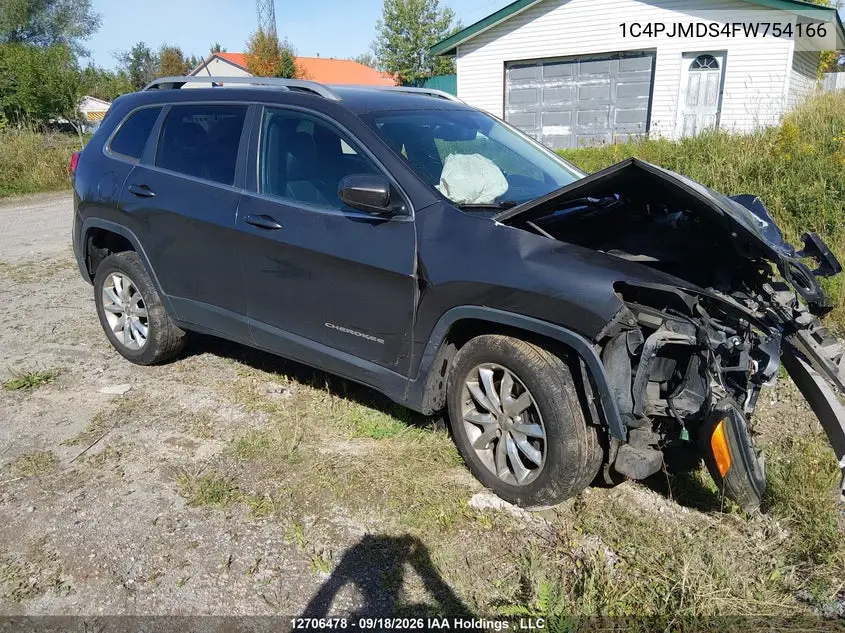 JEEP CHEROKEE 2015, VIN 1C4PJMDS4FW754166