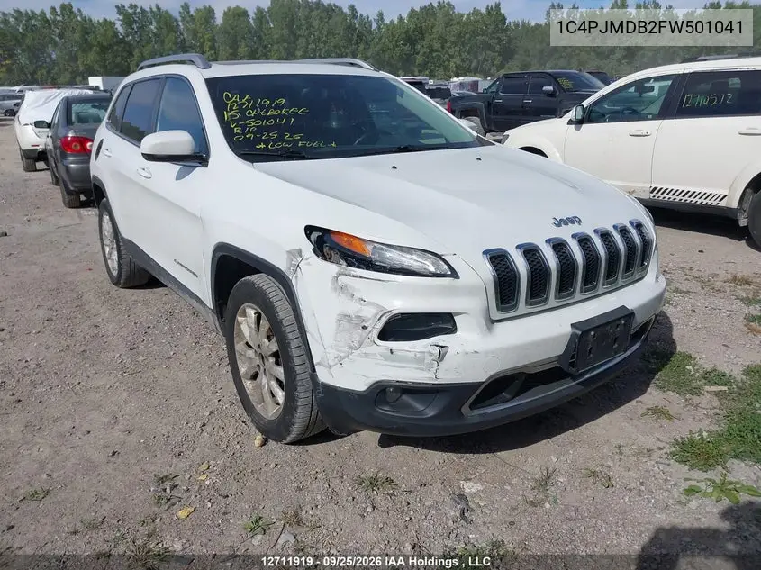 JEEP CHEROKEE 2015, VIN 1C4PJMDB2FW501041
