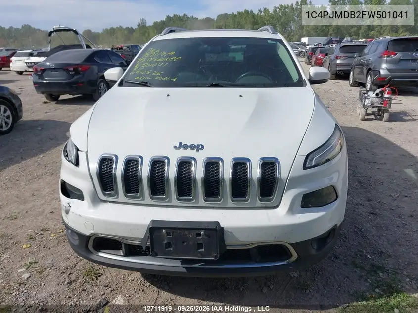 2015 JEEP CHEROKEE VIN 1C4PJMDB2FW501041 — фото 12