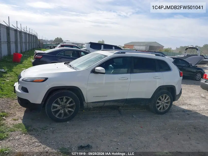 2015 JEEP CHEROKEE VIN 1C4PJMDB2FW501041 — фото 14
