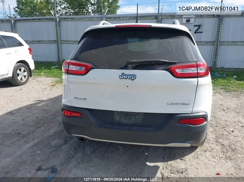 2015 JEEP CHEROKEE VIN 1C4PJMDB2FW501041 — фото 16