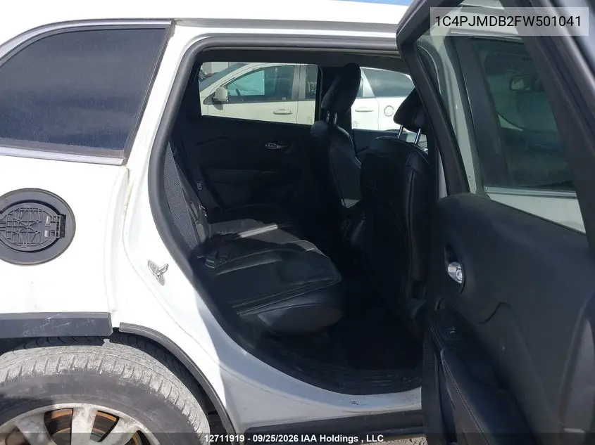 2015 JEEP CHEROKEE VIN 1C4PJMDB2FW501041 — фото 8